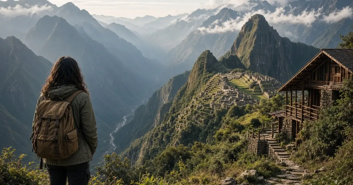 Traveler combining Machu Picchu visit with an ayahuasca retreat in the Sacred Valley Peru