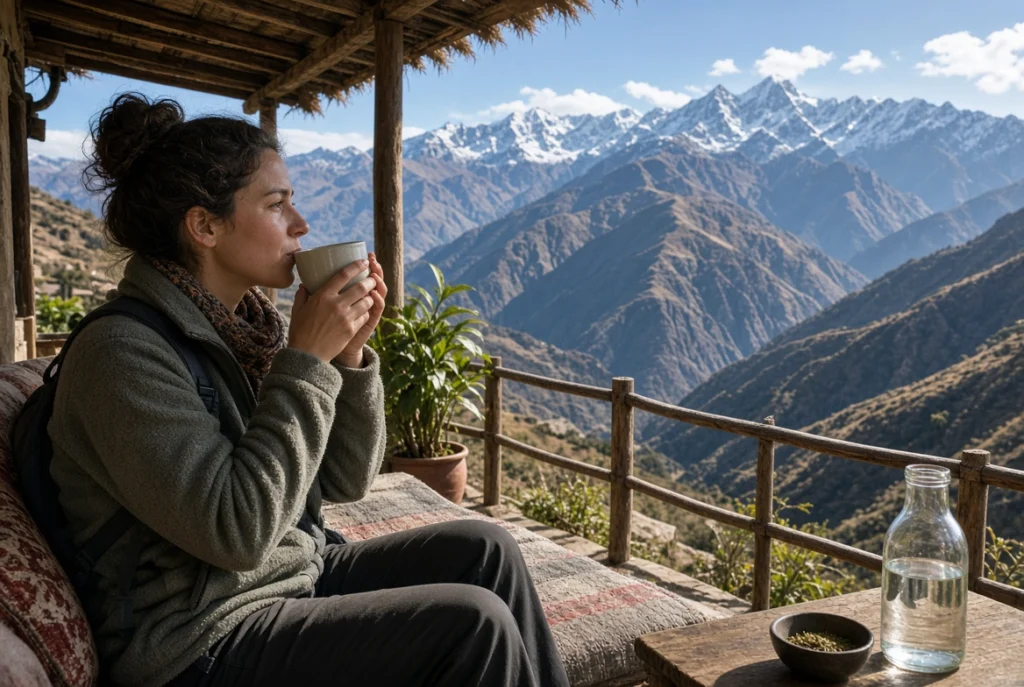 Traveler adjusting to high altitude in Peru’s Sacred Valley